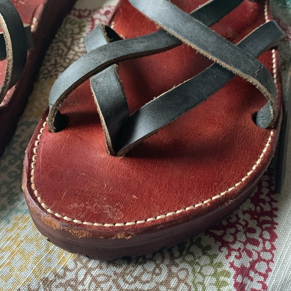 Paul Taylor Asheville NC Men’s Handmade Bespoke Roman Gladiator Sandals 10.5 main image 4